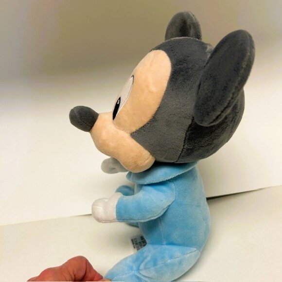 Disney Baby Micky Mouse Velour Plush Clean 10 in - Picture 2 of 9